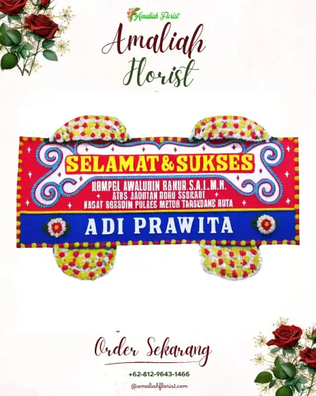 Papan Bunga Ucapan Selamat Toyareka